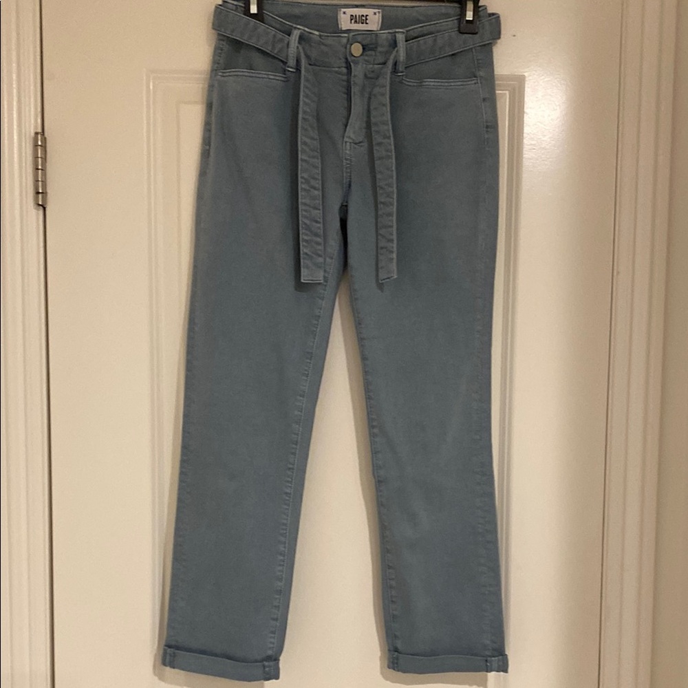 PAIGE Brigitte Belted Trousers NWOT!